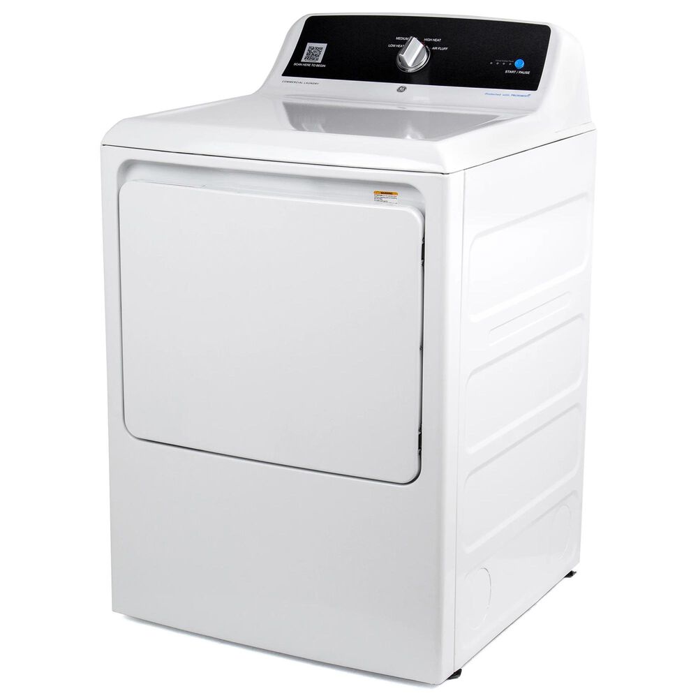 GE 7.4 Cu. Ft. Commercial Gas Dryer with Sensor Dry in White, , large