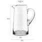 Libbey Glass Cantina 90 Oz Glass Pitcher in Clear, , large