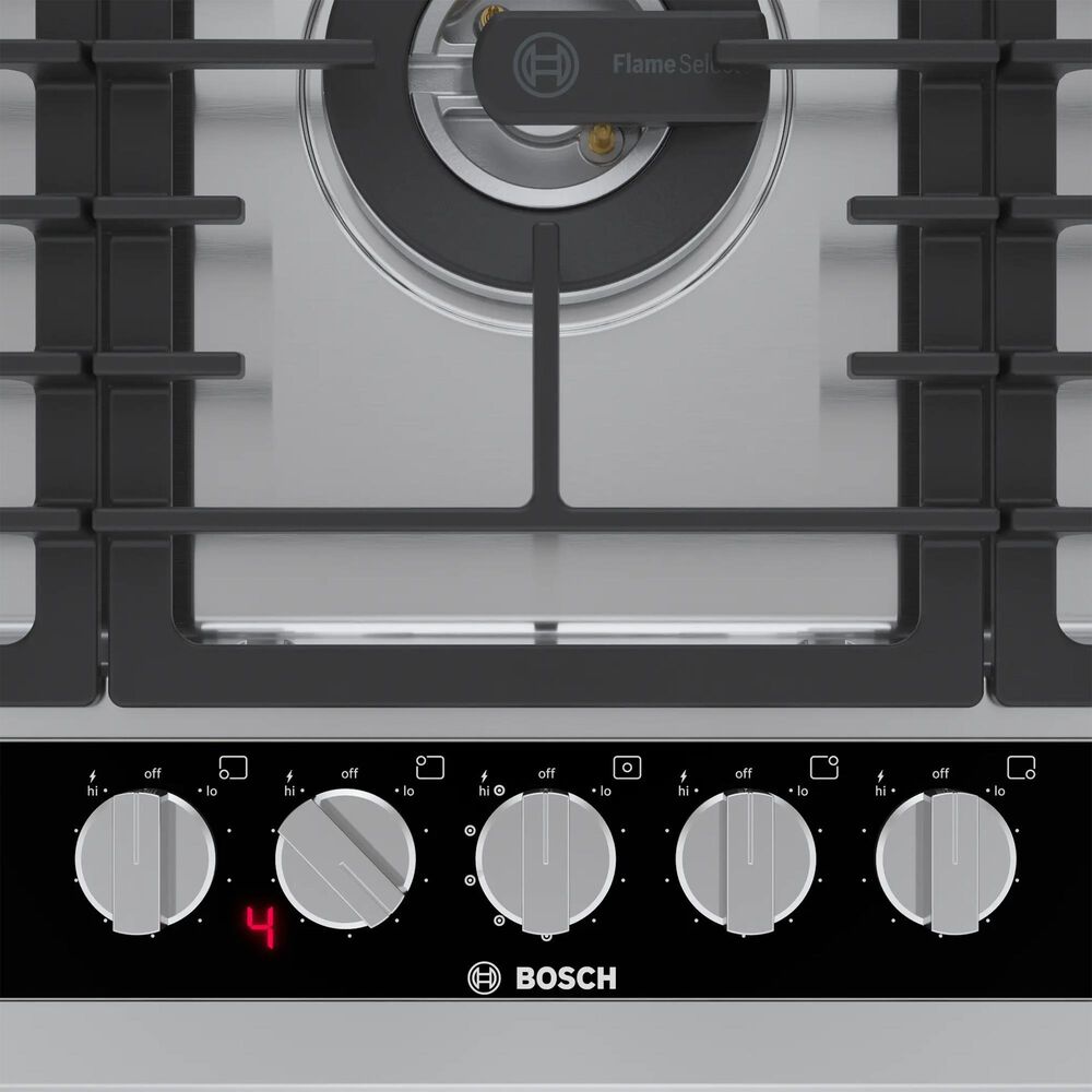 Bosch Benchmark 2-Piece Kitchen Package with 30&quot; Combination Oven and 36&quot; Gas Cooktop in Stainless Steel, , large