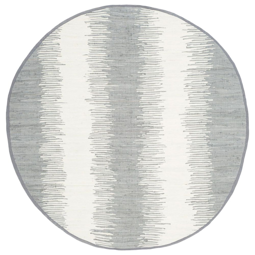 Safavieh Montauk 6' Round Gray Area Rug, , large