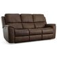 Flexsteel Henry 3-Piece Power Reclining Living Room Set in Burnt Umber, , large
