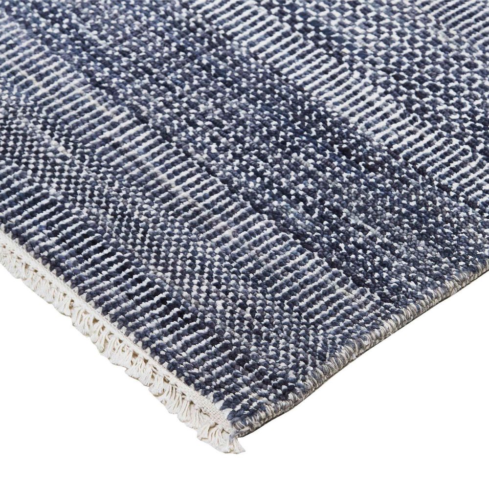 Feizy Janson 5&#39;6&quot; x 8&#39;6&quot; Navy and Silver Area Rug, , large