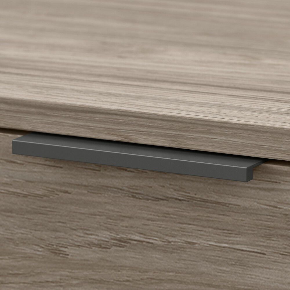 Bush Atria 6-Drawer Dresser in Modern Hickory and Black, , large