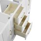 37B Fenwick 60" Double Bathroom Vanity in Bright White with Glossy White Composite Stone Top and Backsplash, , large