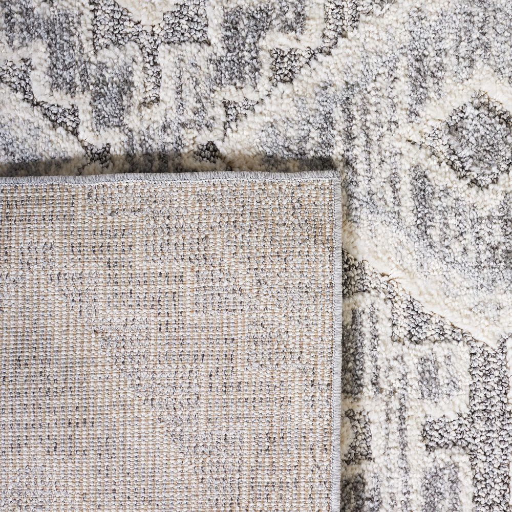 Safavieh Martha Stewart Lucia Shag MSR0781H 4&#39; x 6&#39; Dark Grey and Light Grey Area Rug, , large