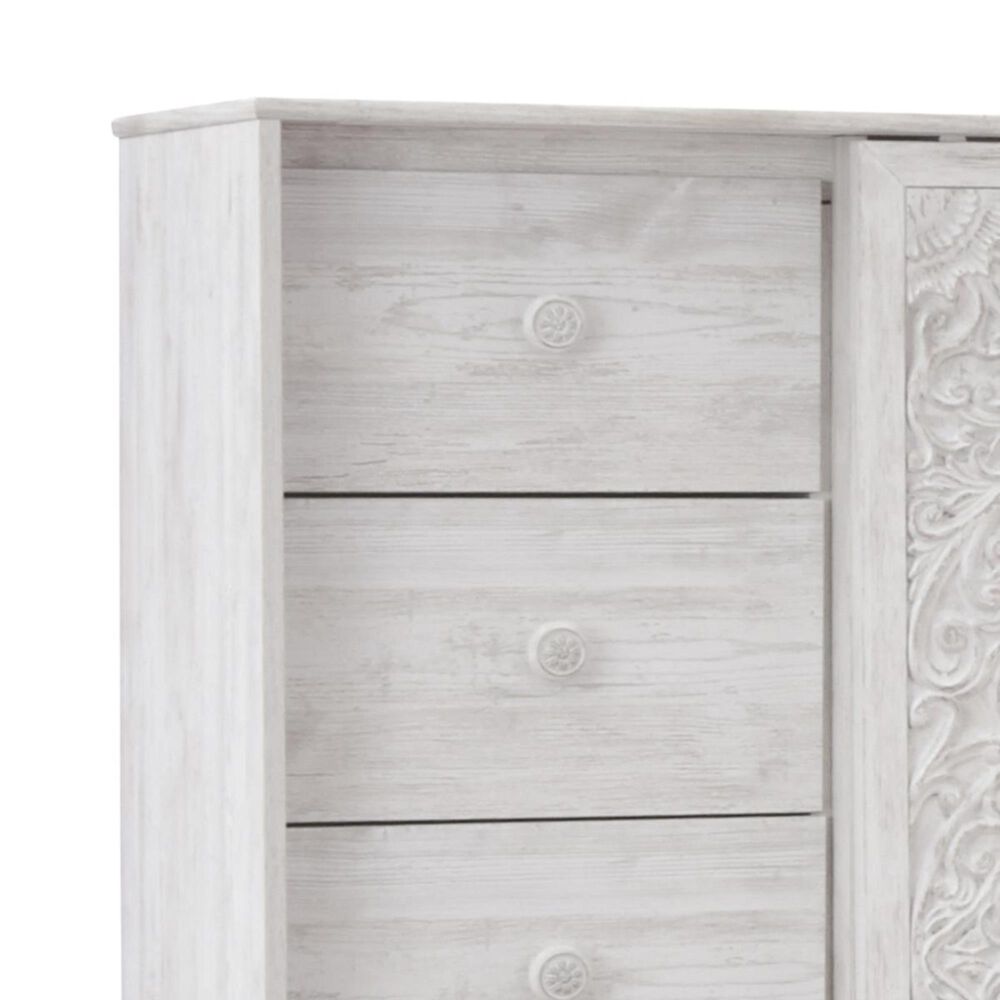 Signature Design by Ashley Paxberry Dressing Chest in White Wash