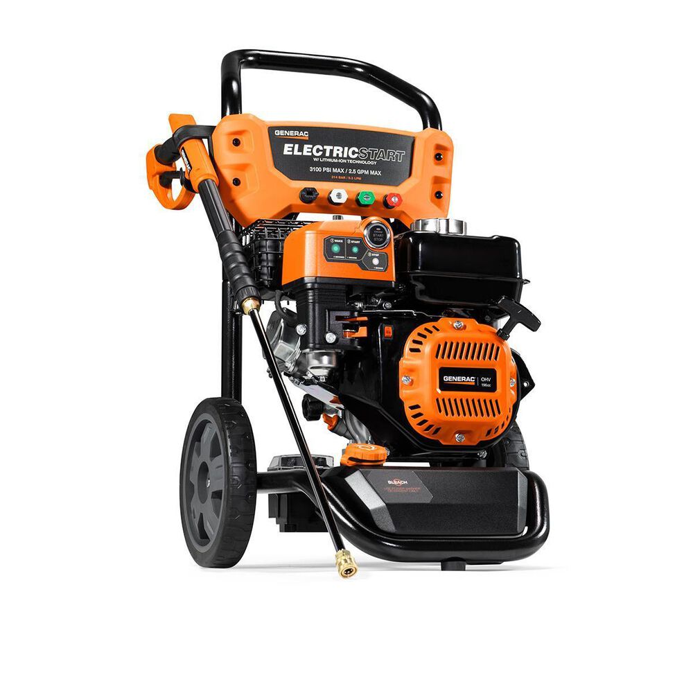 Generac 3100PSI Electric Start Pressure Washer, , large