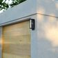 Vaxcel Burr Ridge 1-Light Outdoor Wall Sconce in Matte Black, , large
