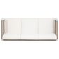 Linon Home Decor Claiborne 3-Seater Outdoor Sofa in White, , large