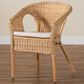 Baxton Studio Abbey Arm Chair in Natural, , large