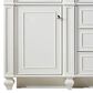 James Martin Vanities Bristol 60" Double Bathroom Vanity in Bright White with 3 cm Victorian Silver Quartz Top and Rectangular Sinks, , large