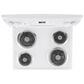 GE Appliances 30" Free-Standing Electric Range in White, , large