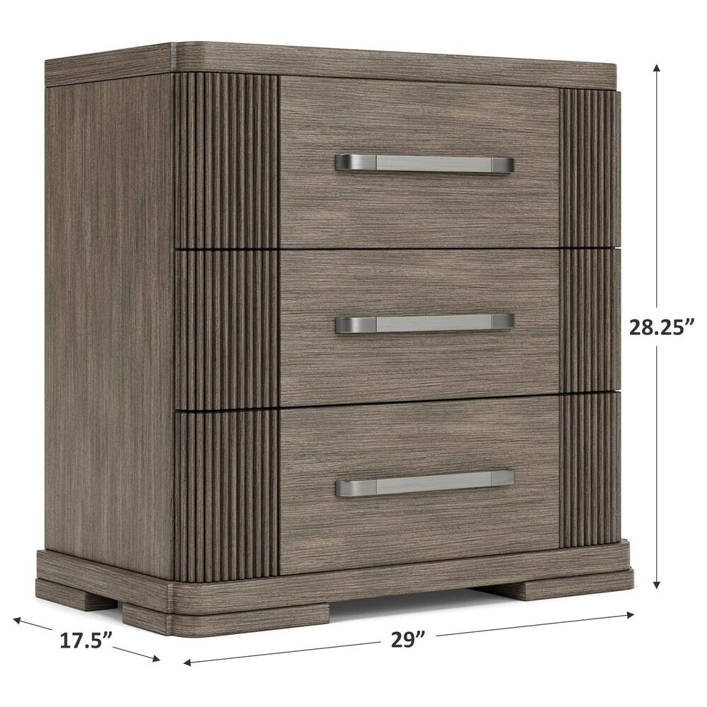 Riverside Furniture Sariel 3-Drawer Nightstand in Expresso, , large