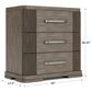 Riverside Furniture Sariel 3-Drawer Nightstand in Expresso, , large