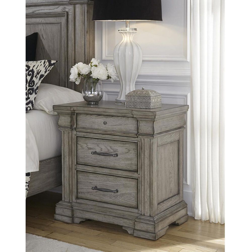 Chapel Hill Madison Ridge 3 Drawer Nightstand in Madison Ridge Gray, , large