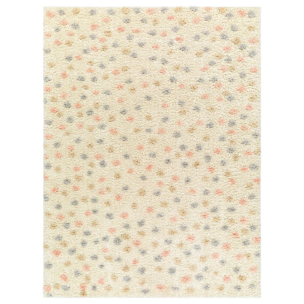 Surya Rodos RDO2348 5"3" x 7" Beige, Light Slate, Mustard, Light Pink Area Rug, , large