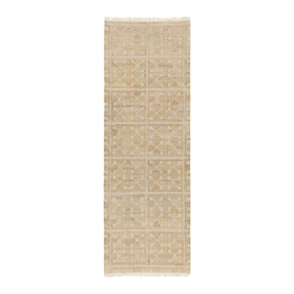Surya Laural LRL-6016 2"6" x 8" Cream, Ivory and Khaki Runner, , large