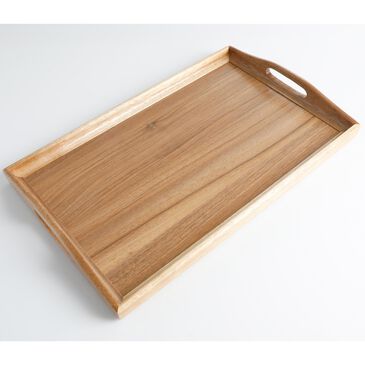 Gibson Home Groveland Acacia Wood Tray, , large
