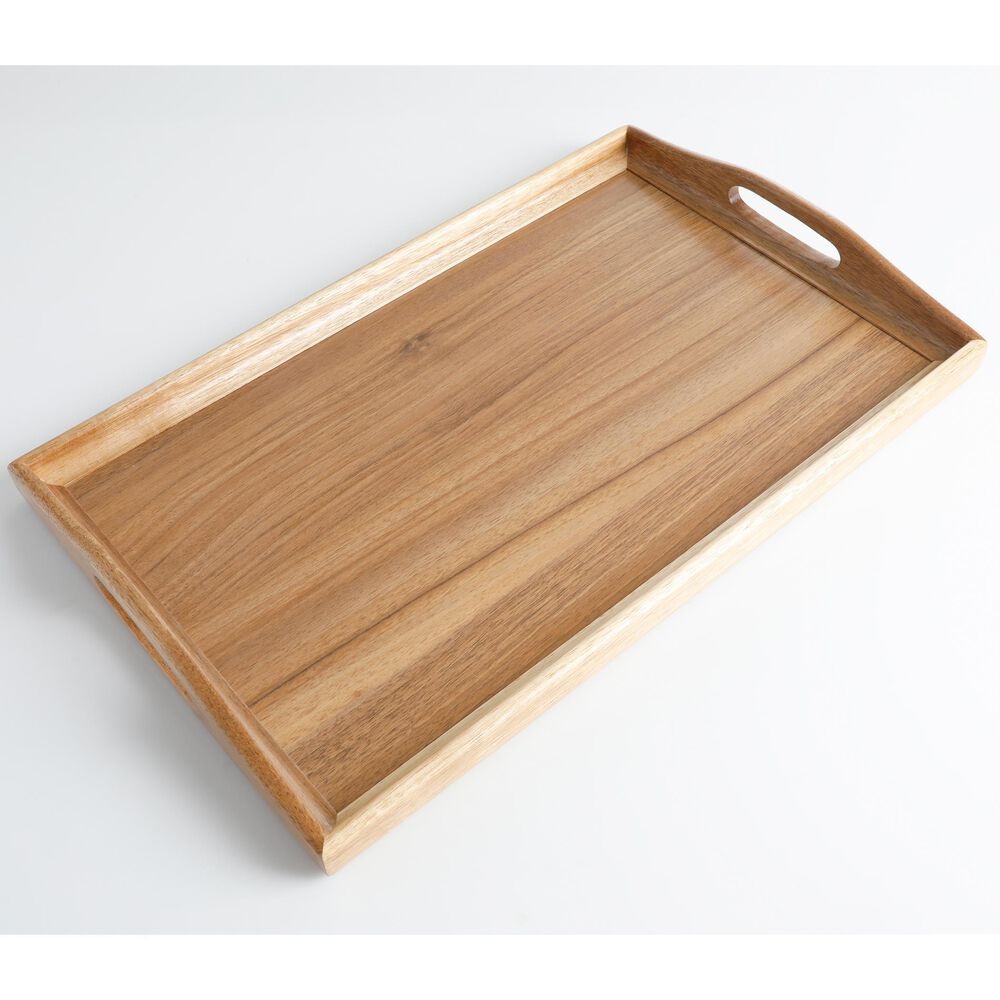 Gibson Groveland Acacia Wood Tray, , large