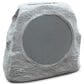 Ion Glow Stone Link Solar Rechargeable Rock Speaker in Gray, , large
