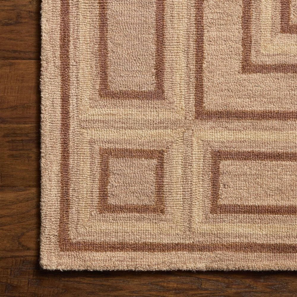 Chris Loves Julia x Loloi Alfie Blush and Rose 7'9" x 9'9" Area Rug, , large