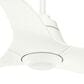 Hunter Stingray 60" Ceiling Fan with LED Light in Matte White, , large