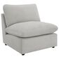 Coaster Collins Modular Armless Chair in Grey, , large