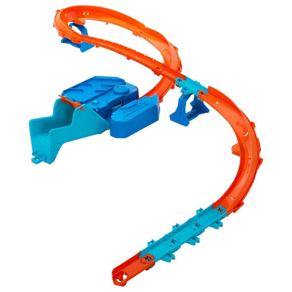 Hot Wheels Track Creator Boosted Jump Speedway Set with Toy Car and Motorized Booster in Multicolor, , large