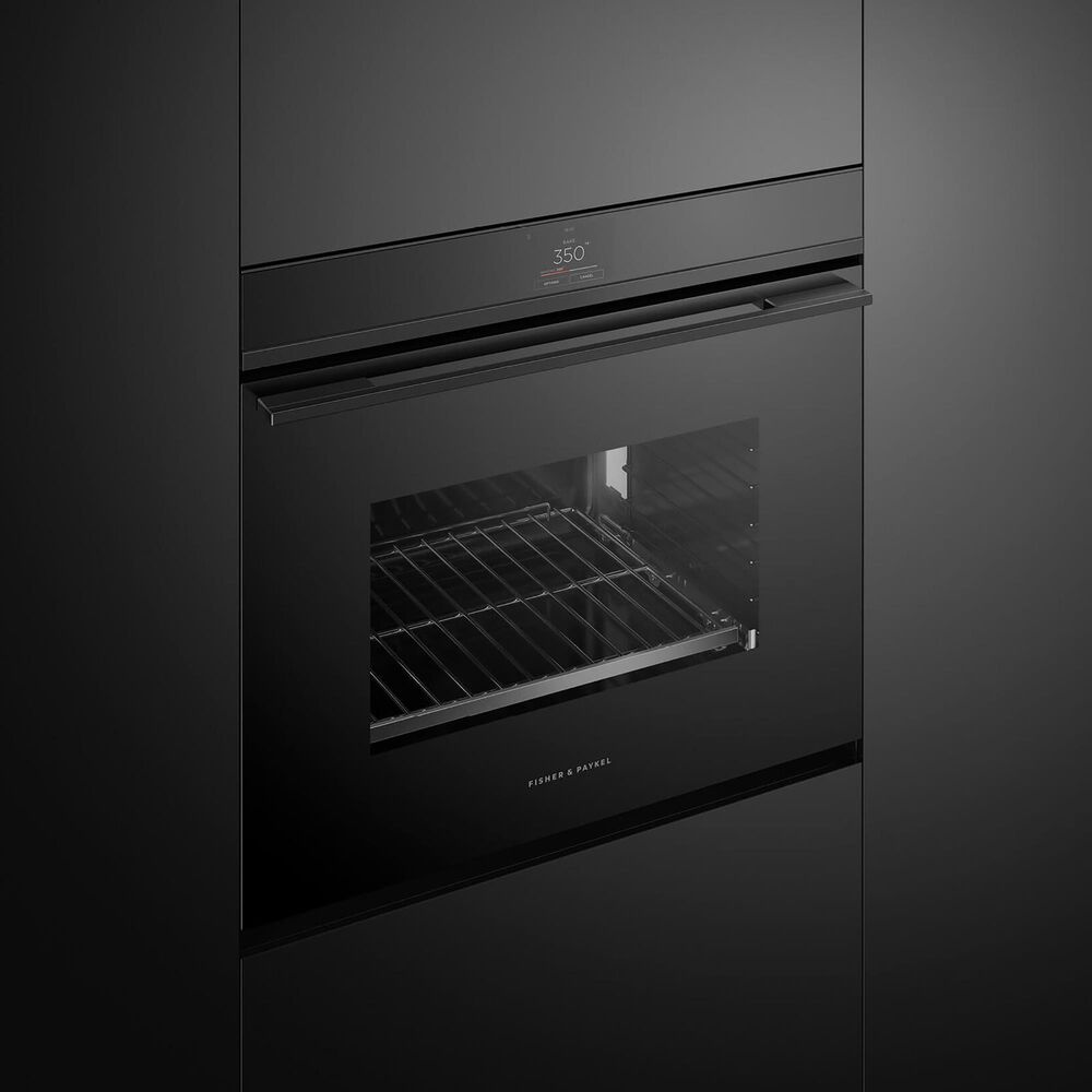 Fisher &amp; Paykel 30&quot; Electric Single Wall Oven with Electronic Touch Control in Black, , large