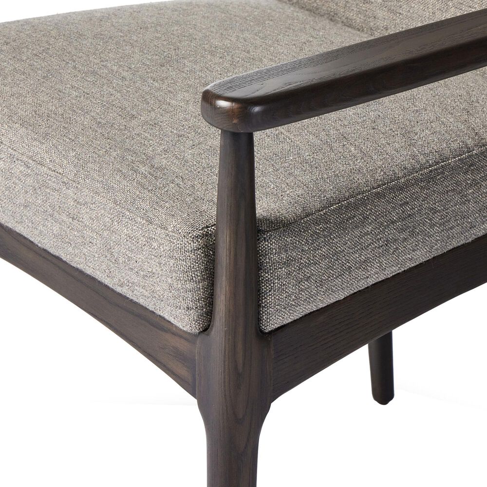 Four Hands Albiba Arm Chair in Burnt Oak, , large