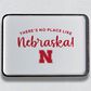 Valiant Gifts Nebraska Spirit Mango Wood Tray in Red, , large