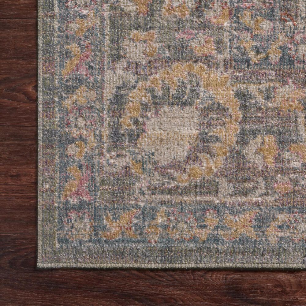 Chris Loves Julia x Loloi Rosemarie 7&#39;10&quot; x 10&#39; Stone and Multicolor Area Rug, , large