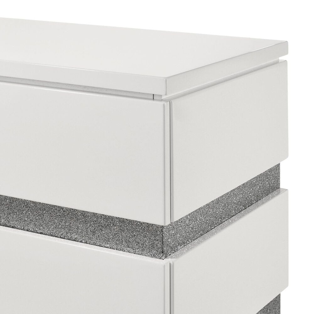 New Heritage Design Paradox 5-Drawer Chest in White, , large