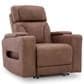 Ashley Point Clear Power Recliner in Caramel, , large