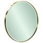 Howard Elliott Broidy Round Mirror in Emerald Green and Gold, , large