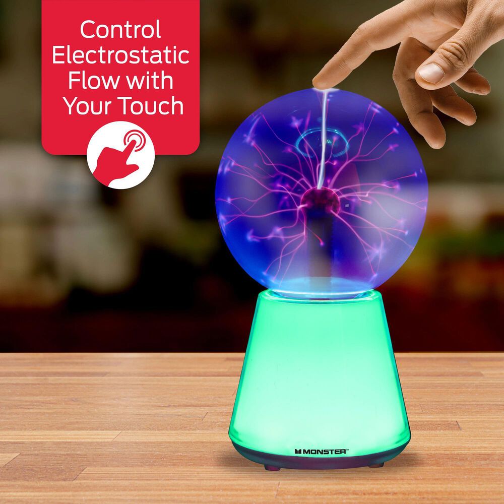 Monster Illuminessence Plasma Sphere with Timer Mode in Multicolor, , large