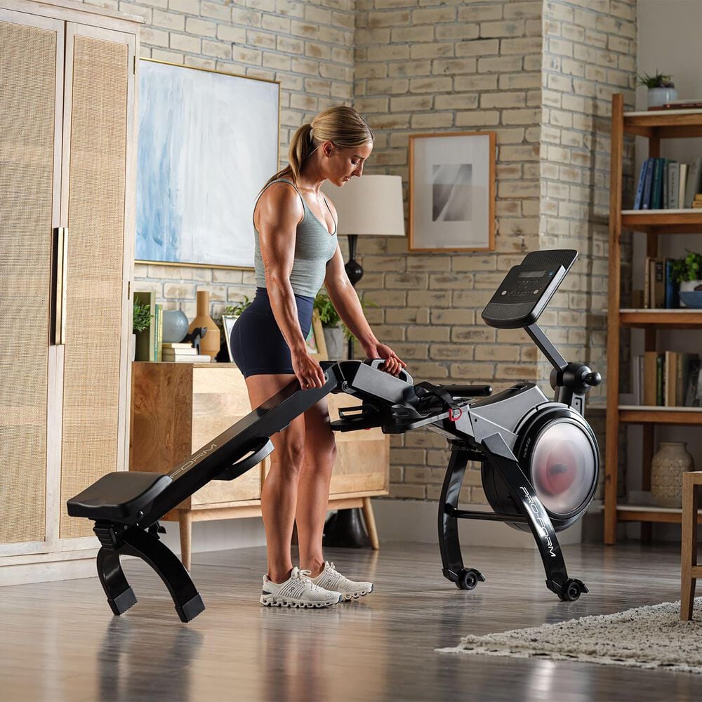 ProForm Pro Trainer 500; Rower with 5 Display, Built-In Tablet Holder and SpaceSaver Design, , large