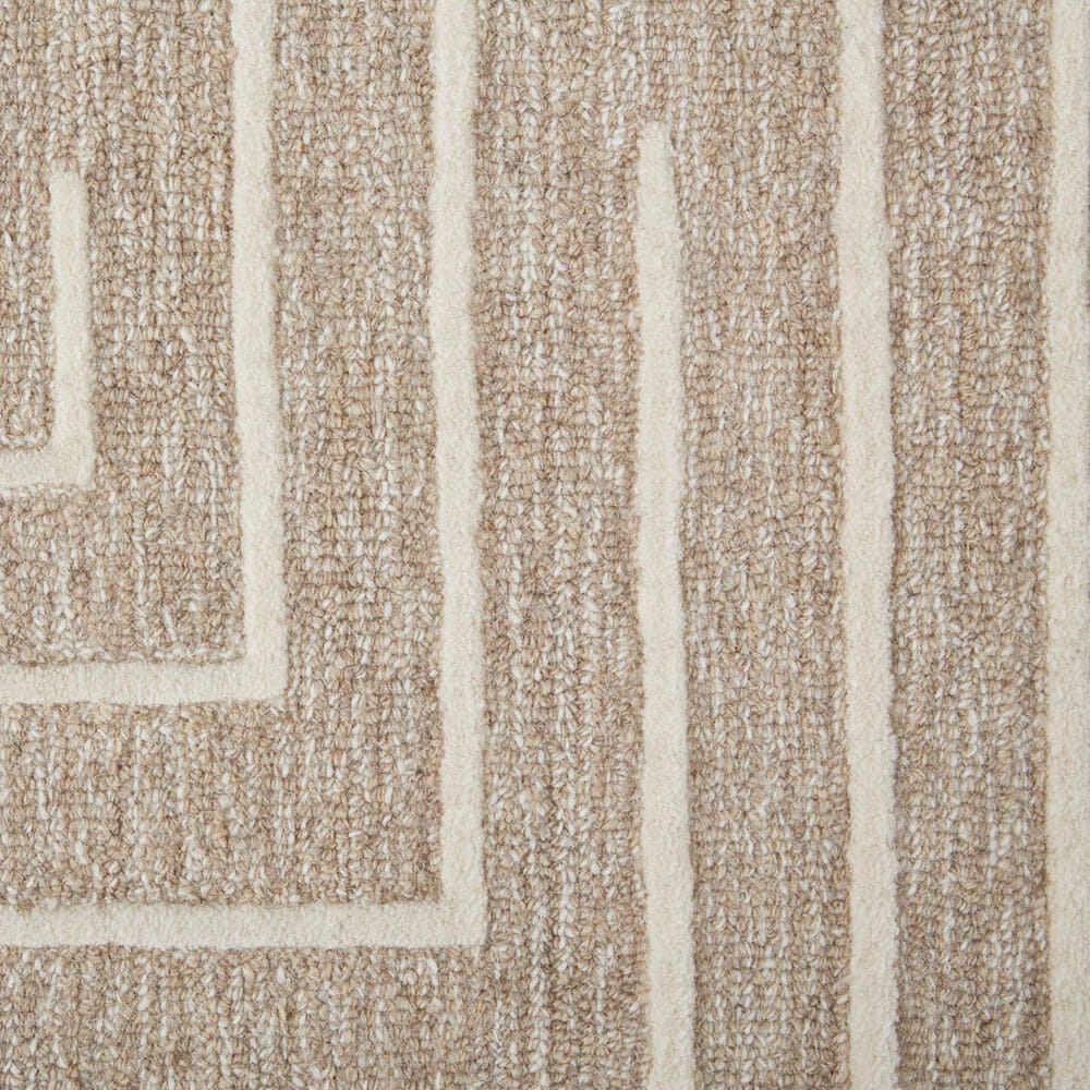 Feizy Fenner 2&#39; x 3&#39; Beige and Ivory Area Rug, , large