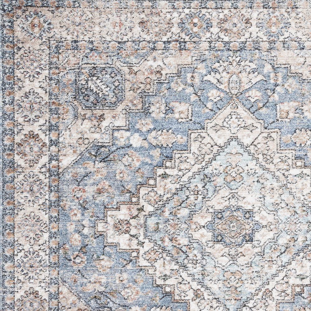 Safavieh Jasmine 2&#39;2&quot; x 9&#39; Blue and Grey Runner, , large