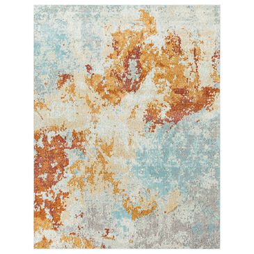 Surya Bodrum 8"10" x 12" Orange, Saffron, Gray and Blue Area Rug, , large