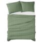 Pem America Cannon Solid 3-Piece King Quilt Set in Green, , large