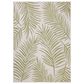 Loloi Easton Ivory and Green 6"7" x 9"4" Indoor/Outdoor Area Rug, , large