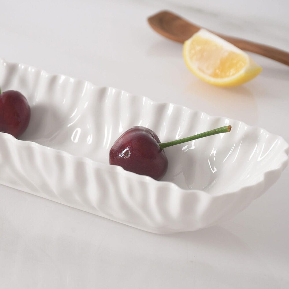 Pampa Bay Mascali Bianca Cracker Tray in White, , large