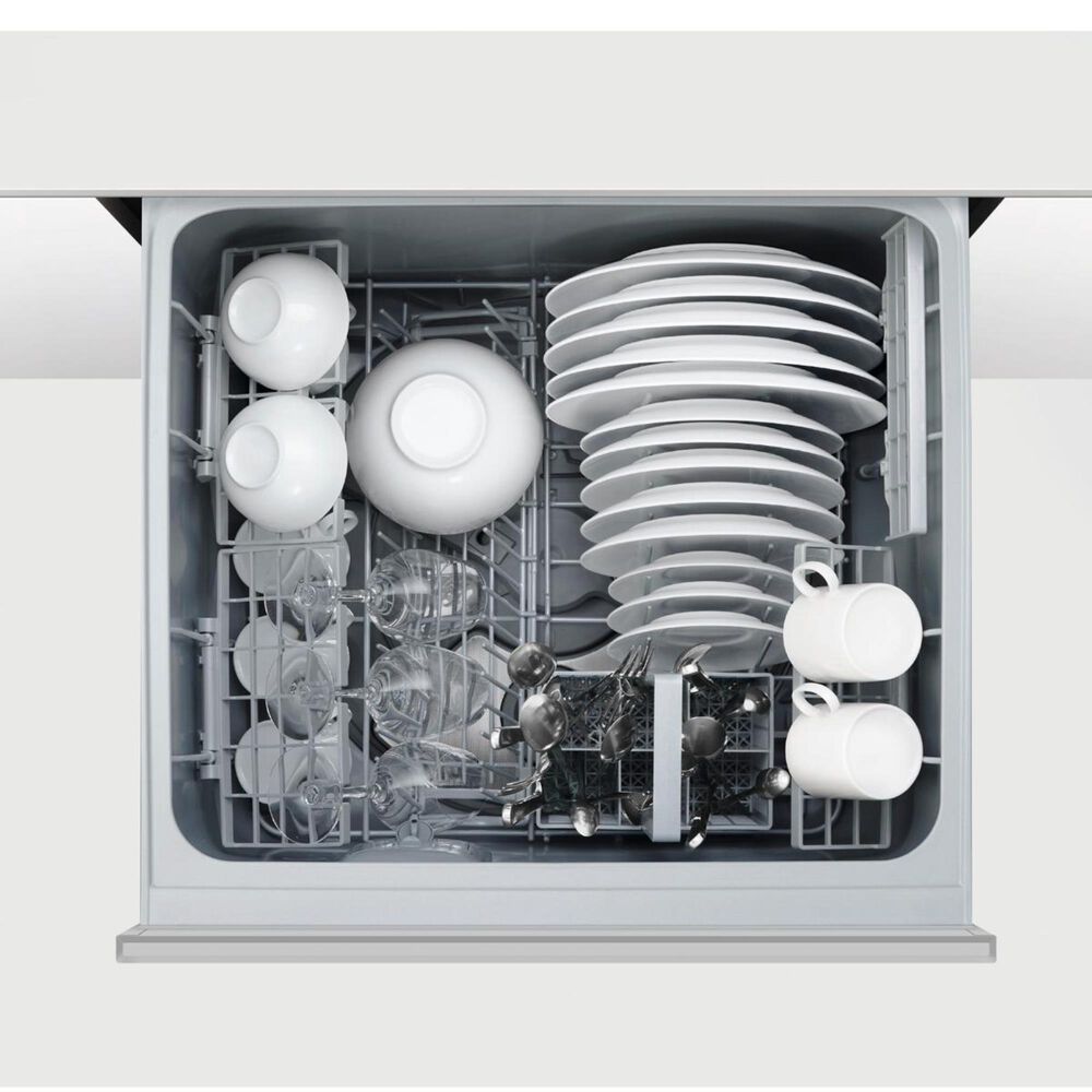 Fisher and Paykel Built-In Double Drawer Dishwasher in EZKleen Stainless Steel, , large