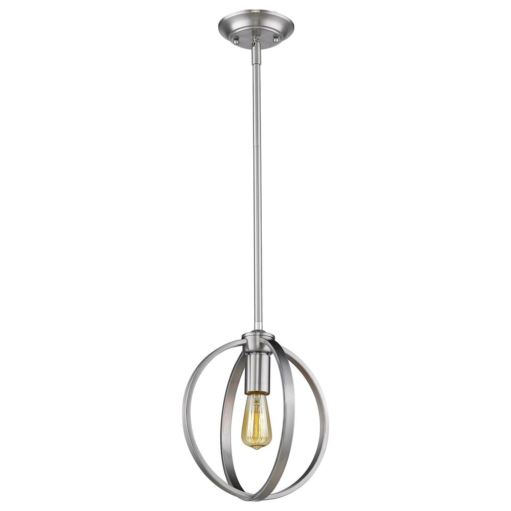 Golden Lighting Colson 1-Light Mini Pendant in Pewter, , large
