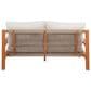 Linon Home Decor Cassius Slanted Back Bench in Off-White, , large