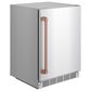 Thor Kitchen Gordon Ramsay 5 Cu. Ft. Outdoor Undercounter Beverage Cooler with Rose Gold Handle Kit in Stainless Steel, , large