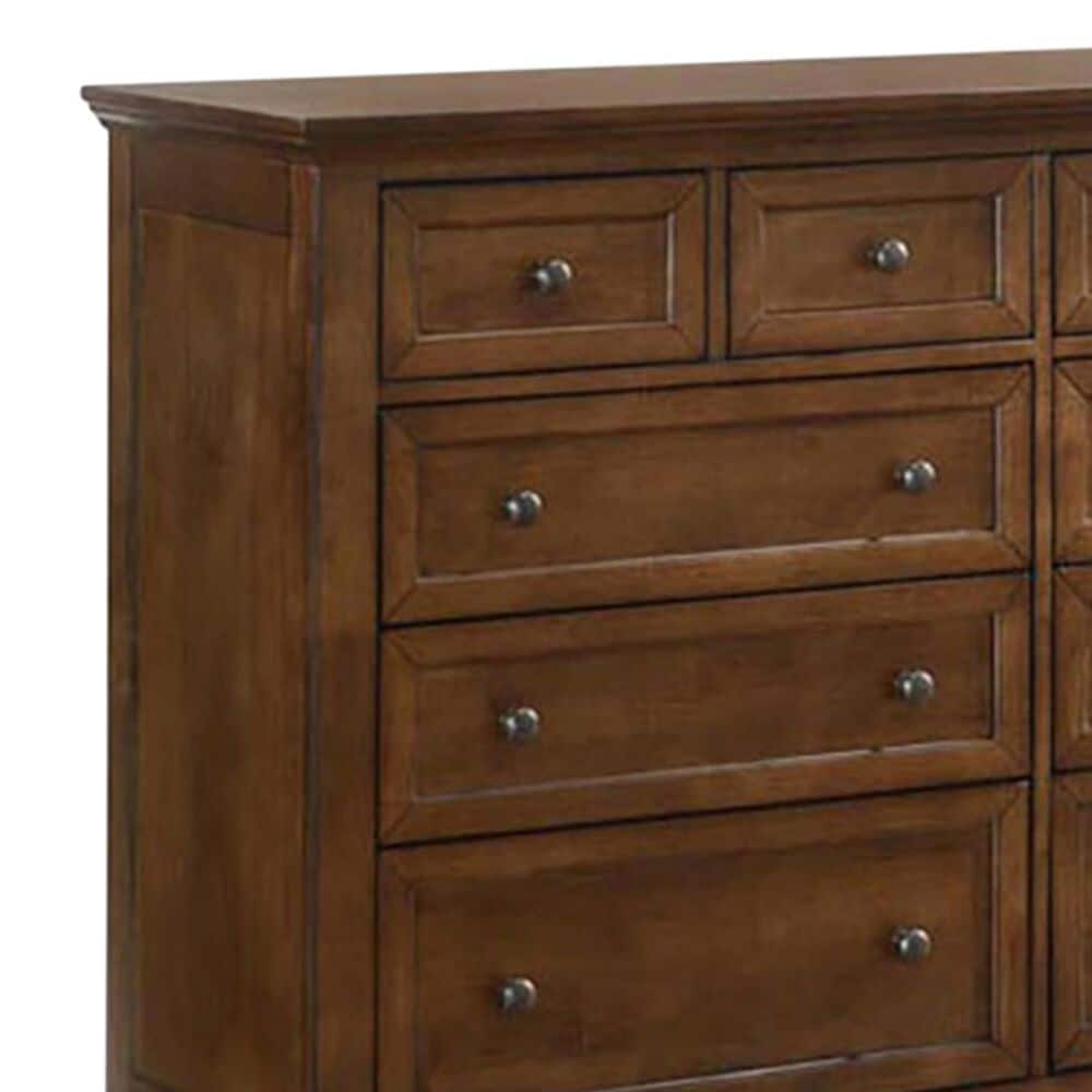 Hawthorne Furniture San Mateo Queen Storage Bed with Dresser and Two Nightstands in Tuscan, , large