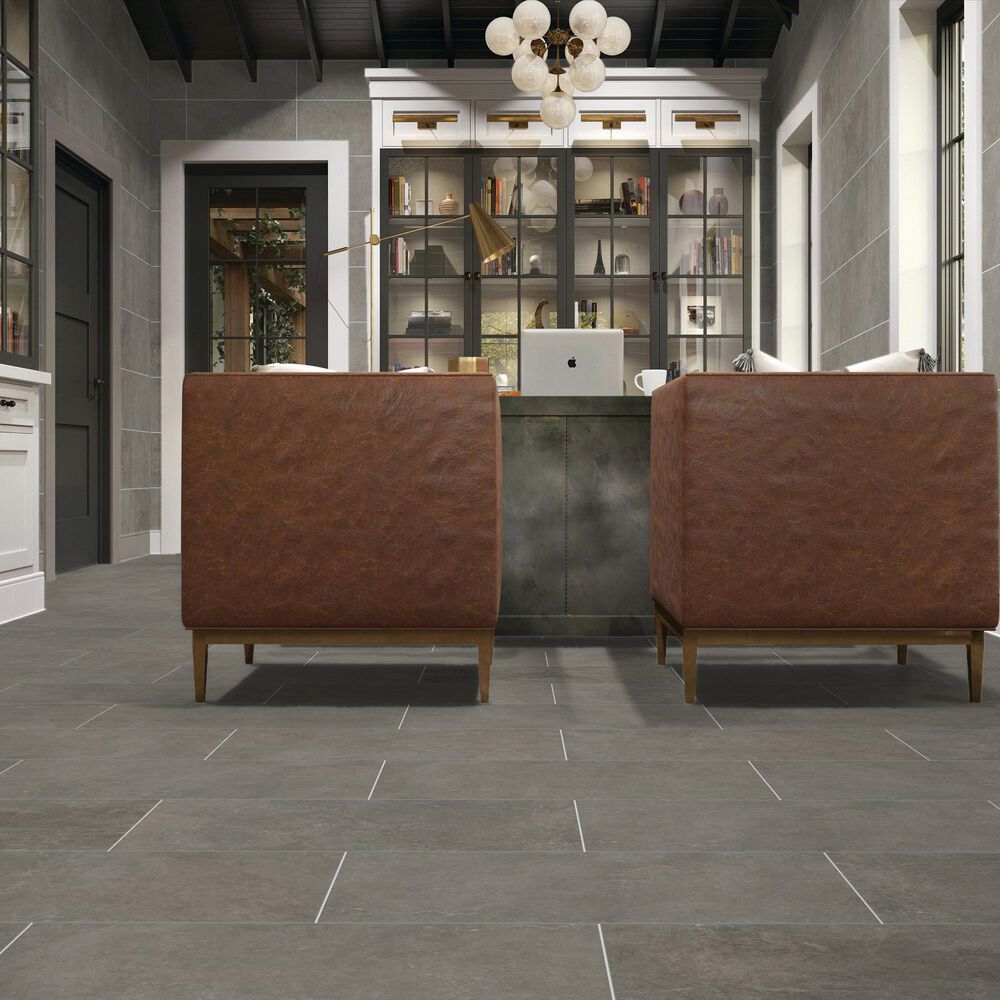 Dal-Tile Rhetoric Composition Grey 12&quot; x 24&quot; Porcelain Tile, , large