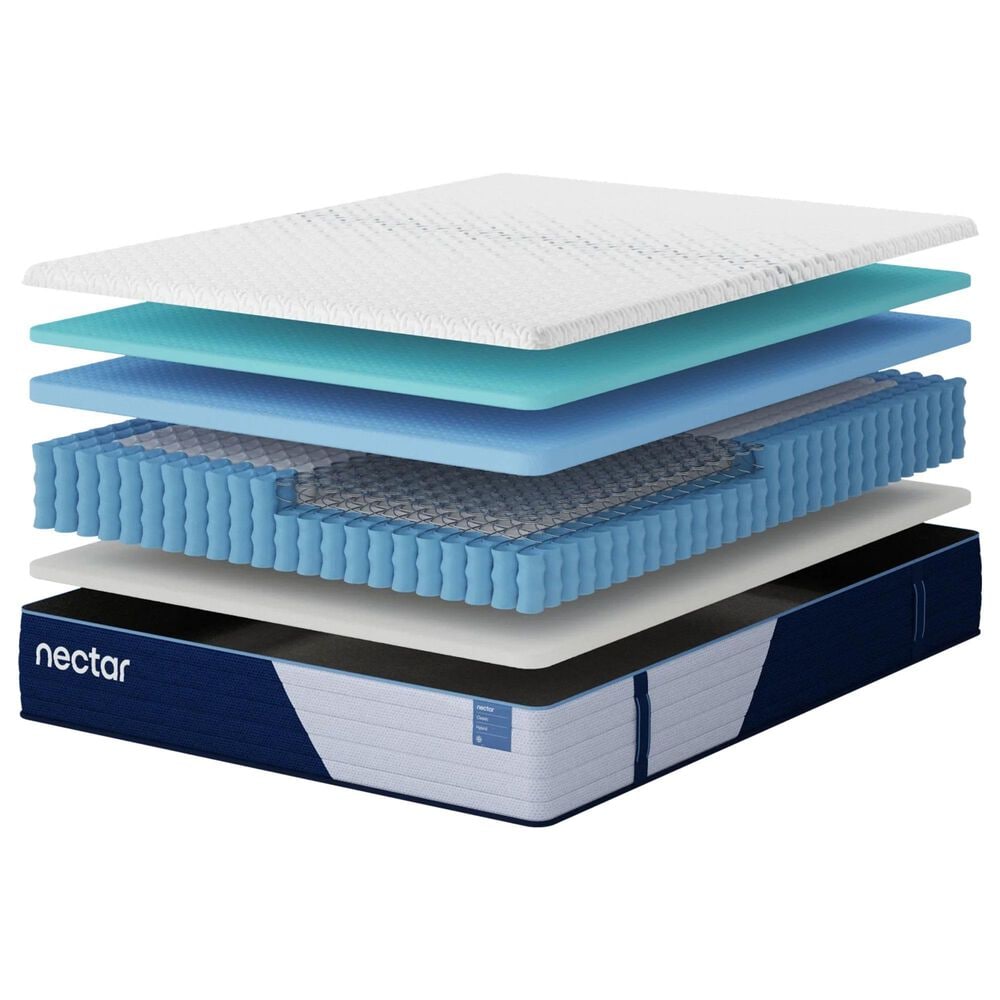 Nectar Classic Hybrid 5.1 Firm Twin Mattress, , large